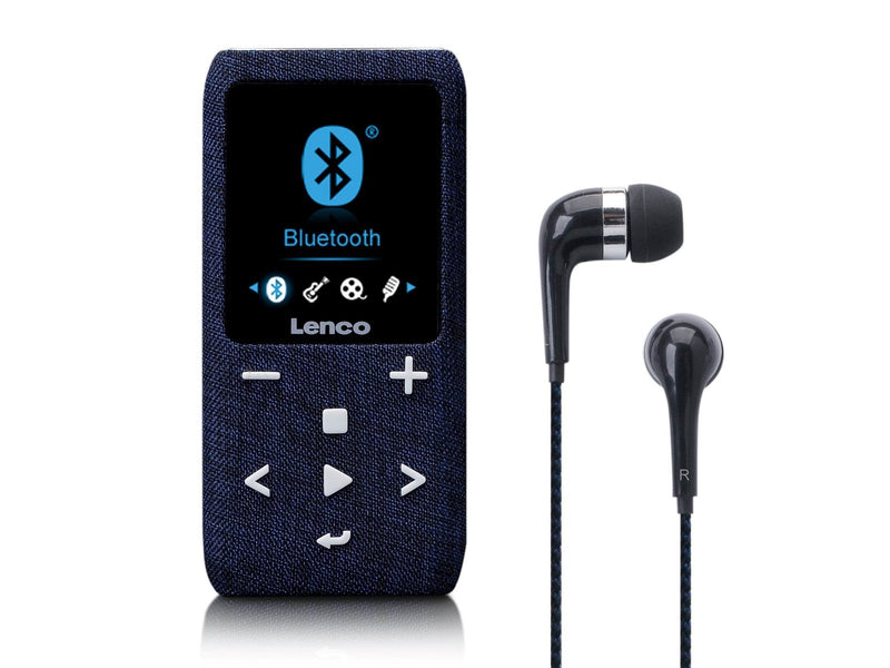 Lenco Xemio-861BK - MP3/MP4 Player with Bluetooth® 8GB Micro SD Card - Black - MP3 Spieler 8 GB