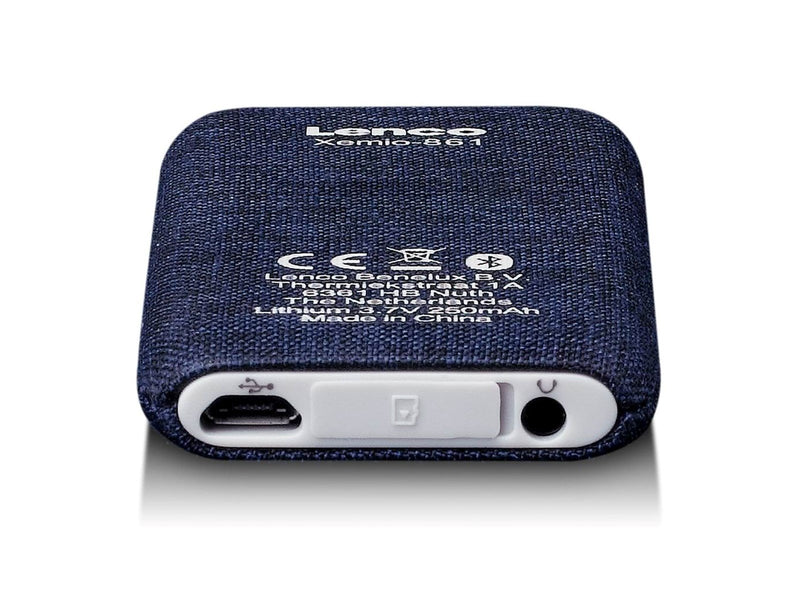 Lenco Xemio-861BK - MP3/MP4 Player with Bluetooth® 8GB Micro SD Card - Black - MP3 Spieler 8 GB