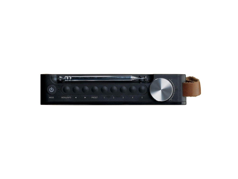 Lenco PDR-040 - DAB+ radio - Bamboo - DAB+/FM - Stereo - schwarz
