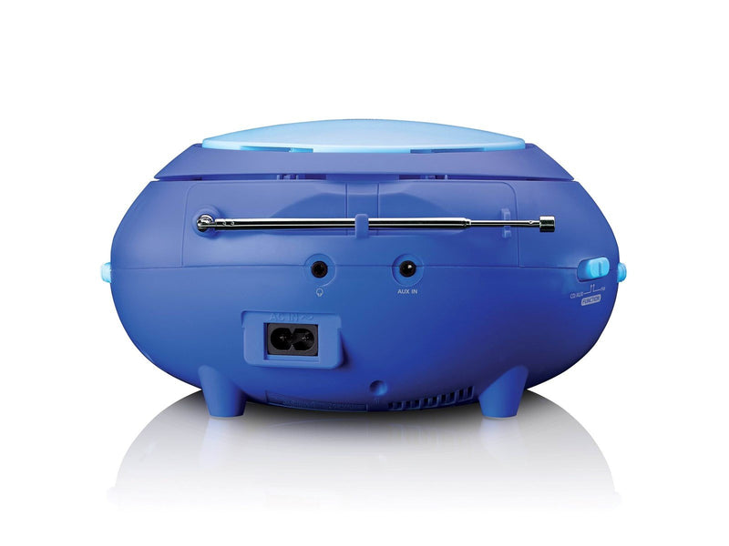Lenco SCD-620BU - Portable radio/ CD player w. MIC.