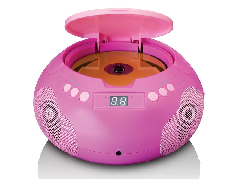 Lenco SCD-620PK - Portable radio/ CD player w. MIC.