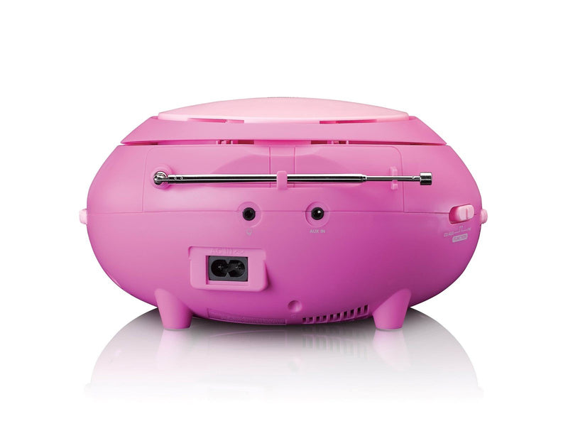Lenco SCD-620PK - Portable radio/ CD player w. MIC.
