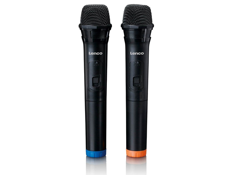 Lenco PA-220BK - PA with subwoofer and detachable tweeter column - Black