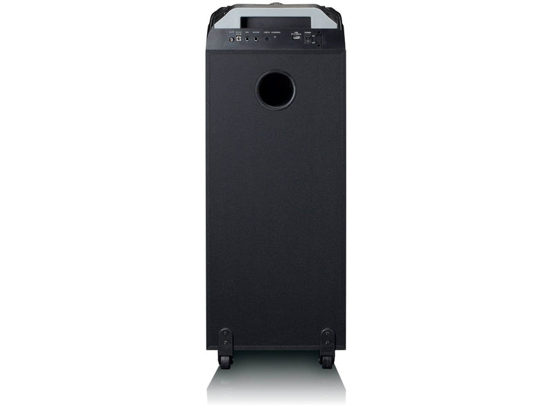 Lenco PA-260BK - PA with full front LED lighting and disco ball - Bluetooth - Black