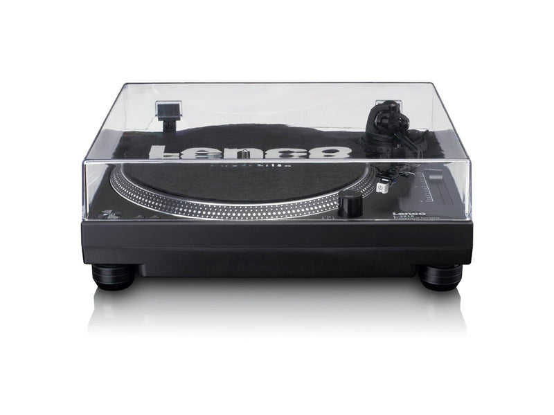 Lenco L-3818BK - Direct drive Record Player with USB/PC Encoding - Plattenspieler Schwarz