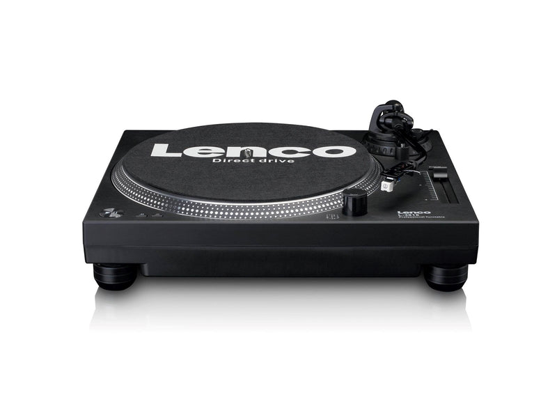 Lenco L-3818BK - Direct drive Record Player with USB/PC Encoding - Plattenspieler Schwarz