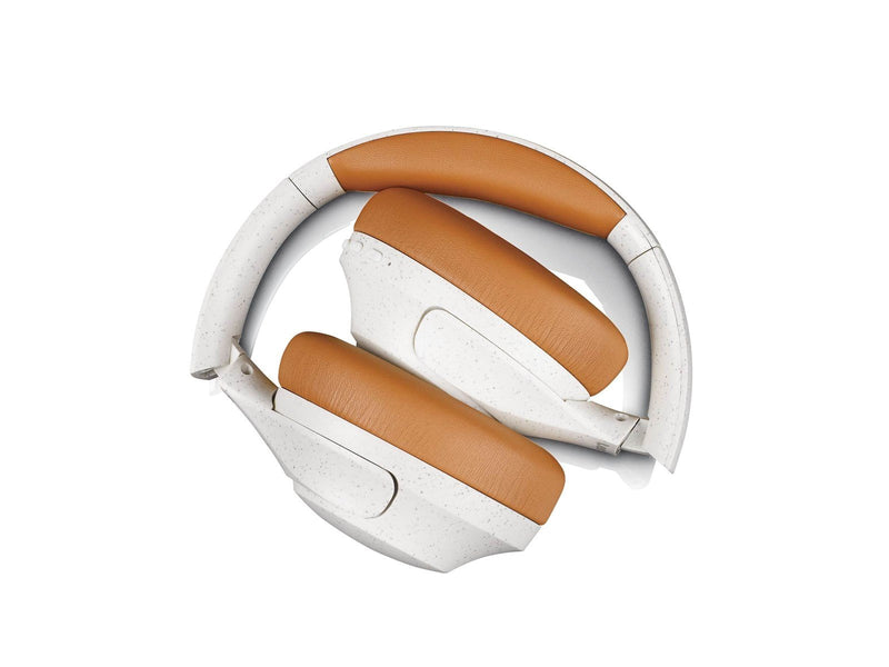 Lenco HPB-830GY - Wireless Bluetooth Headphones with Active Noise Cancelling and built-in microphones - Grey/White