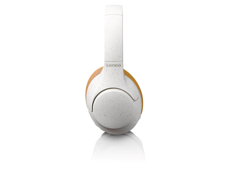 Lenco HPB-830GY - Wireless Bluetooth Headphones with Active Noise Cancelling and built-in microphones - Grey/White