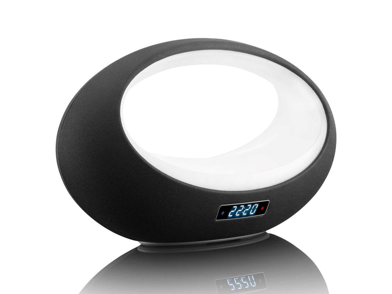 Lenco BT-210 - Bluetooth® Stereo speaker with 8 hours playing time and 6 W output power plus LED lights -Black