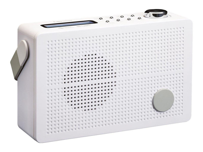 Lenco PDR-030WH - Portable DAB+/FM radio with alarm function - White - DAB/DAB+/FM - Mono - Weiß