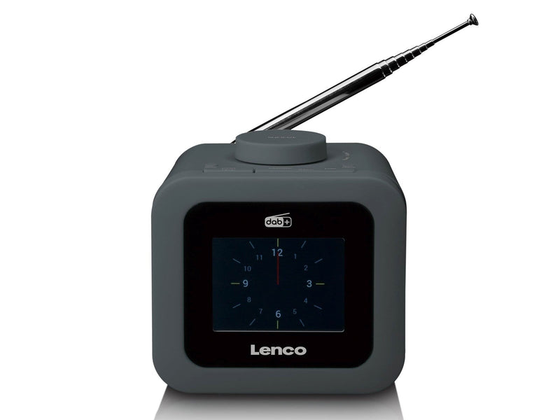 Lenco CR-620GY - DAB+/FM Clock Radio with colour display - Grey - DAB/DAB+/FM