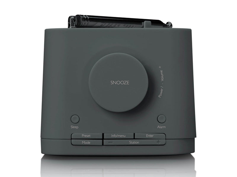 Lenco CR-620GY - DAB+/FM Clock Radio with colour display - Grey - DAB/DAB+/FM