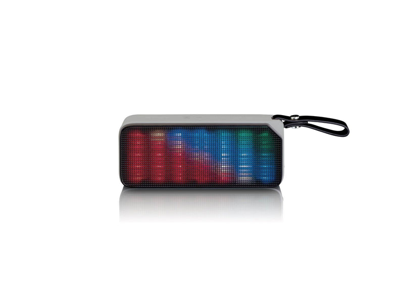 Lenco BT-191BK - Bluetooth stereo speaker splashproof with party lights - Black