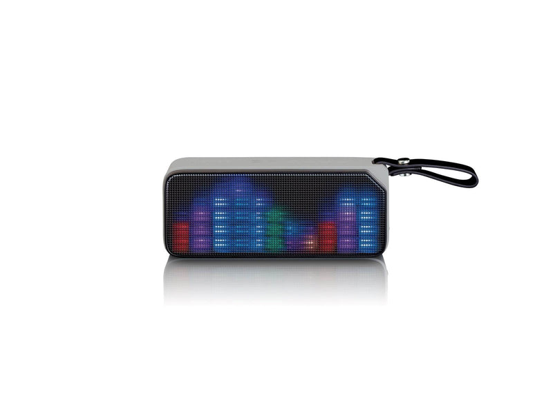 Lenco BT-191BK - Bluetooth stereo speaker splashproof with party lights - Black