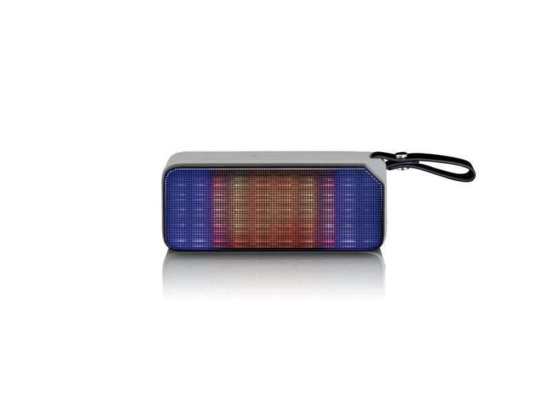 Lenco BT-191BK - Bluetooth stereo speaker splashproof with party lights - Black