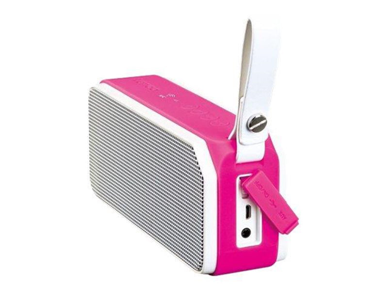 Lenco BT-191PK - Bluetooth stereo speaker splashproof with party lights - Pink