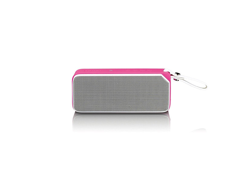 Lenco BT-191PK - Bluetooth stereo speaker splashproof with party lights - Pink