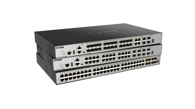 D-Link DGS-3630-28SC 20-Port SFP 4-Port Combo Gigabit SFP 4-Port 10GBit/s SFP+ Switch