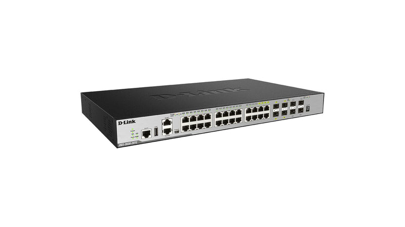 D-Link DGS-3630-28TC 20-Port Gigabit 4-Port Combo Gigabit SFP 4-Port 10GBit/s SFP+ Switch