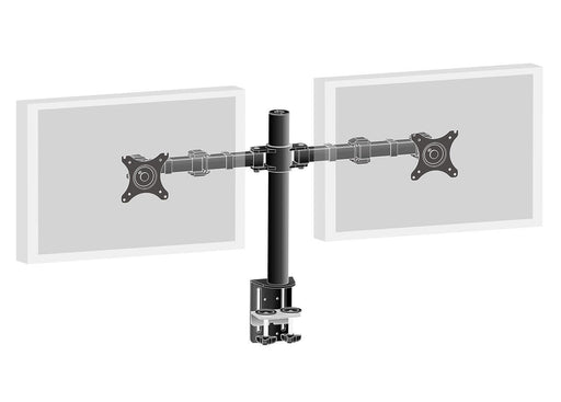 iiyama Dual-Monitorhalterung DS1002C-B1 für Displays bis 30' Schwarz