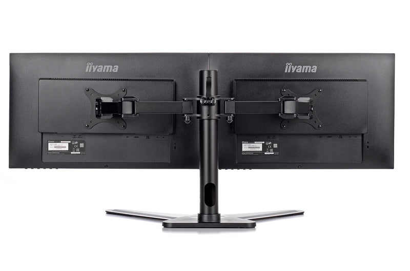 iiyama Dual-Monitorhalterung DS1002D-B1 für zwei Displays bis 30 Zoll