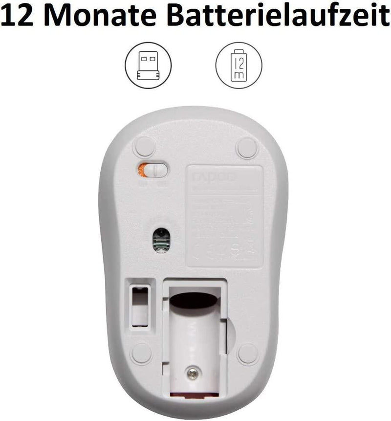 Rapoo M10 Plus - Weiß