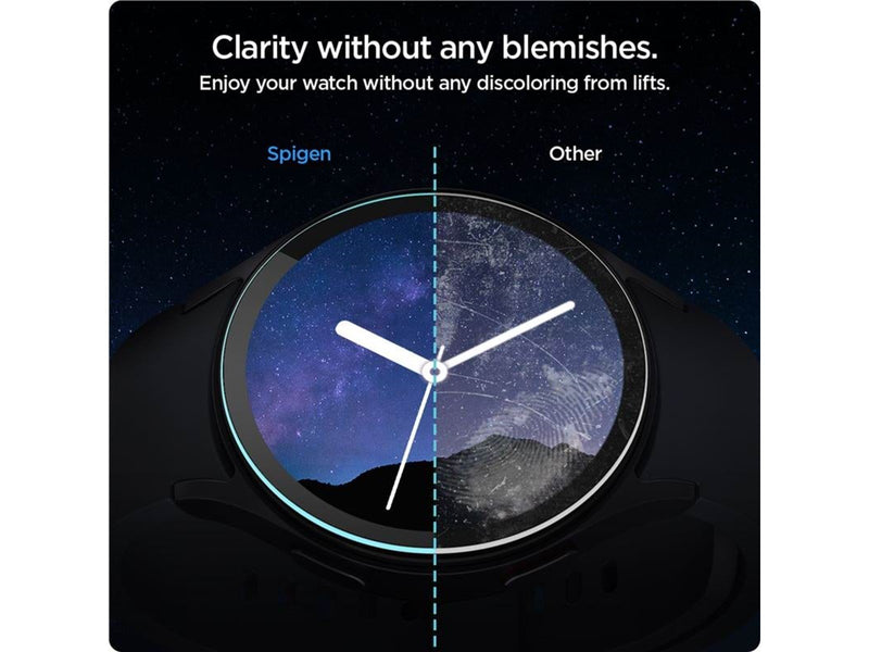 Spigen Glass tR EZ Fit - 2 Pack - Samsung Galaxy Watch7 (40mm)