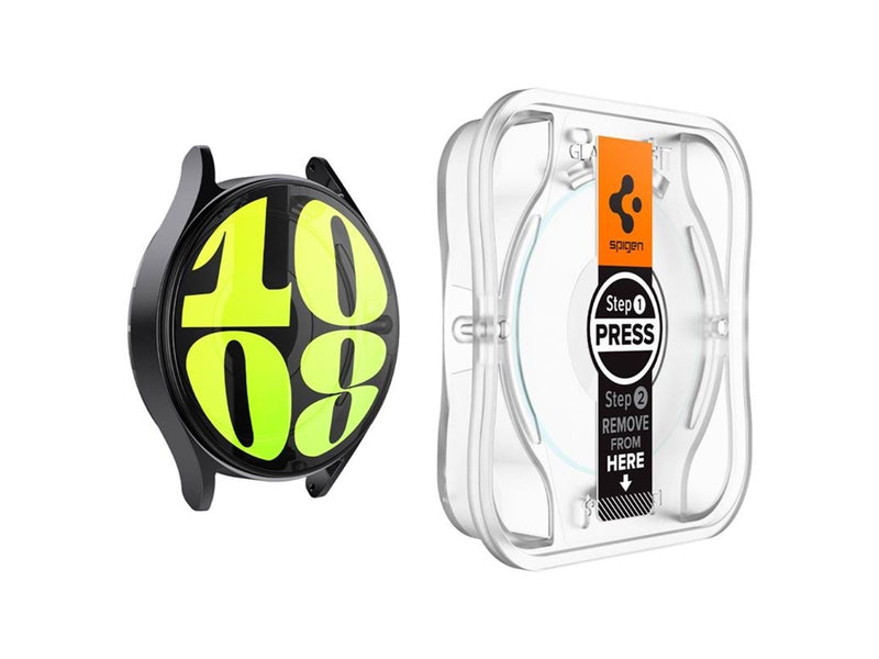 Spigen Glass tR EZ Fit - 2 Pack - Samsung Galaxy Watch7 (44mm)