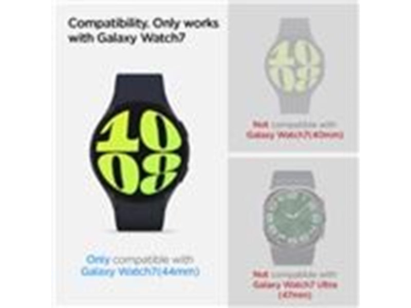 Spigen Glass tR EZ Fit - 2 Pack - Samsung Galaxy Watch7 (44mm)