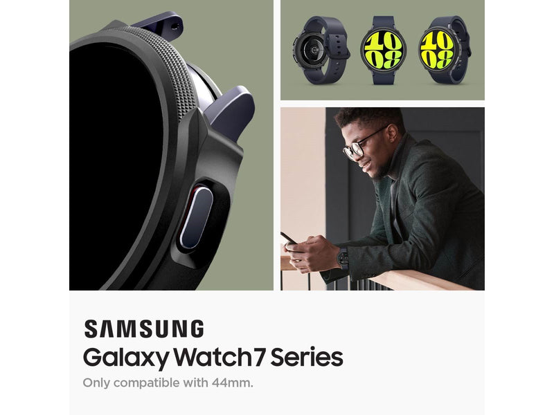 Spigen Liquid Air - matte black - Samsung Galaxy Watch7 (44mm)
