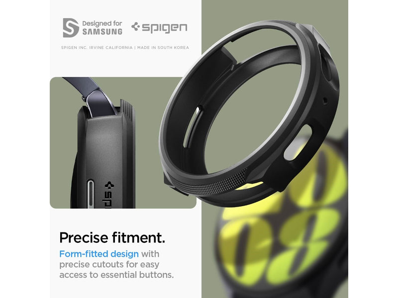 Spigen Liquid Air - matte black - Samsung Galaxy Watch7 (44mm)