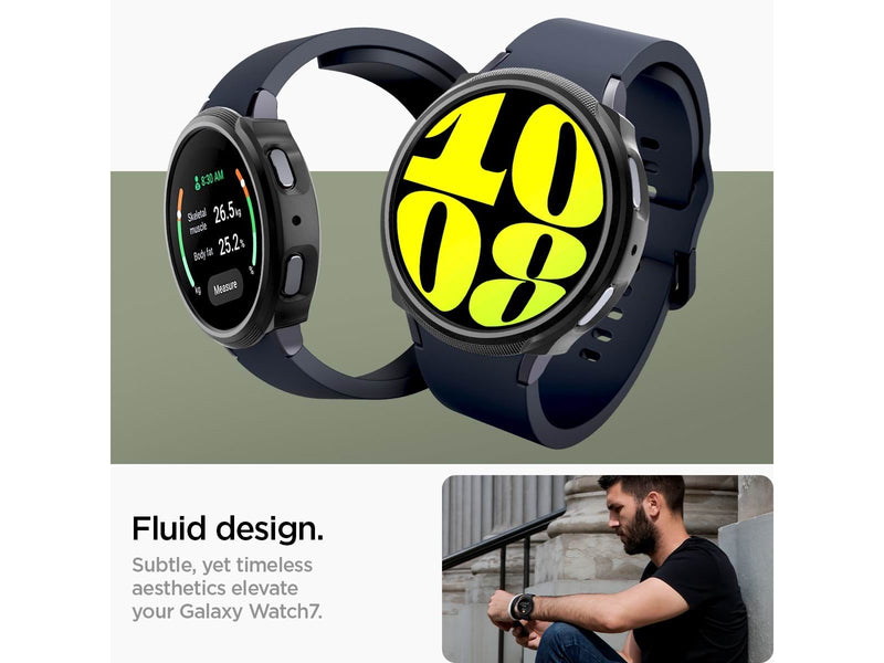 Spigen Liquid Air - matte black - Samsung Galaxy Watch7 (40mm)