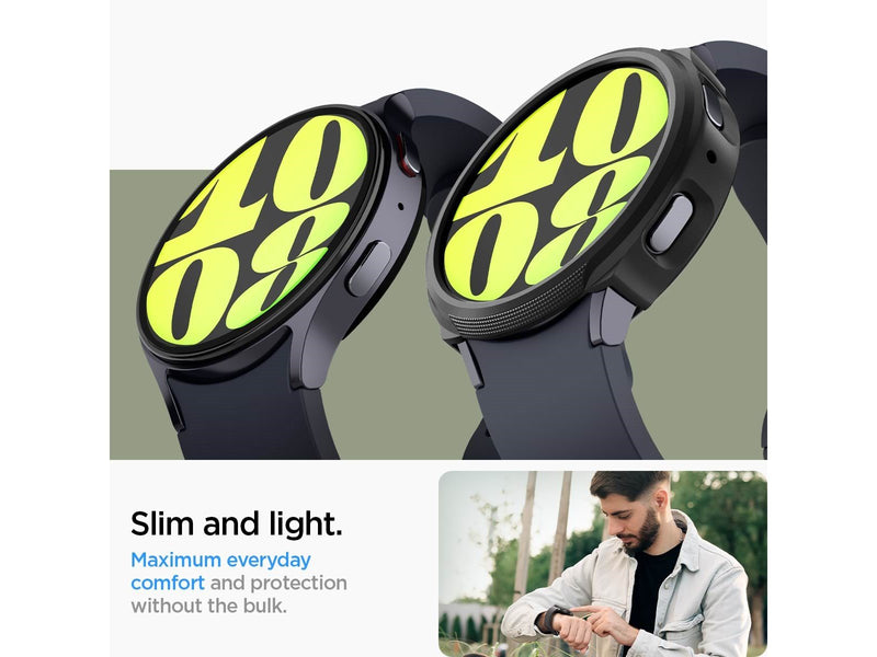 Spigen Liquid Air - matte black - Samsung Galaxy Watch7 (40mm)