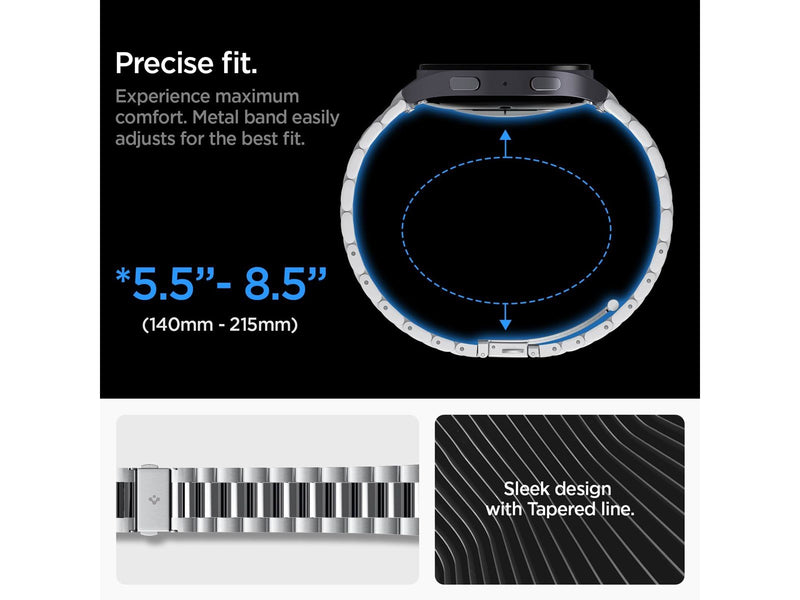 Spigen Modern Fit 316L  silver - Samsung Galaxy Watch7 44/40mm