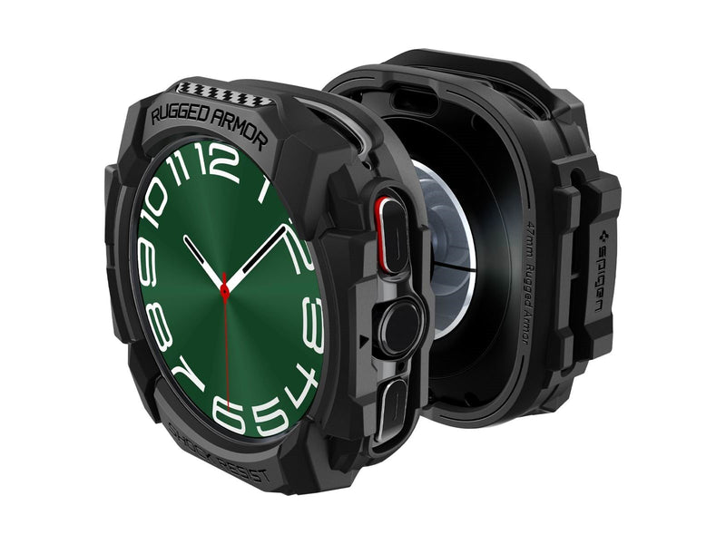 Spigen Rugged Armor - matte black - Samsung Galaxy Watch Ultra