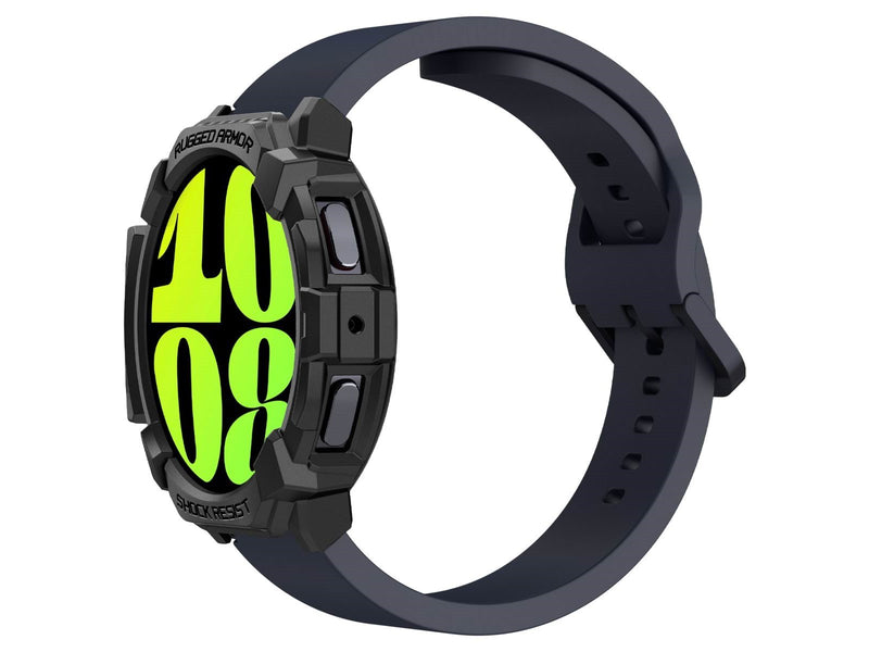Spigen Rugged Armor - matte black - Samsung Galaxy Watch7 (44mm)