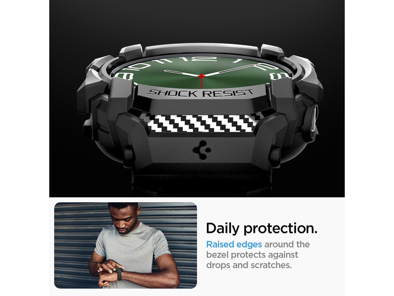 Spigen Rugged Armor Pro - matte black - Samsung Galaxy Watch Ultra