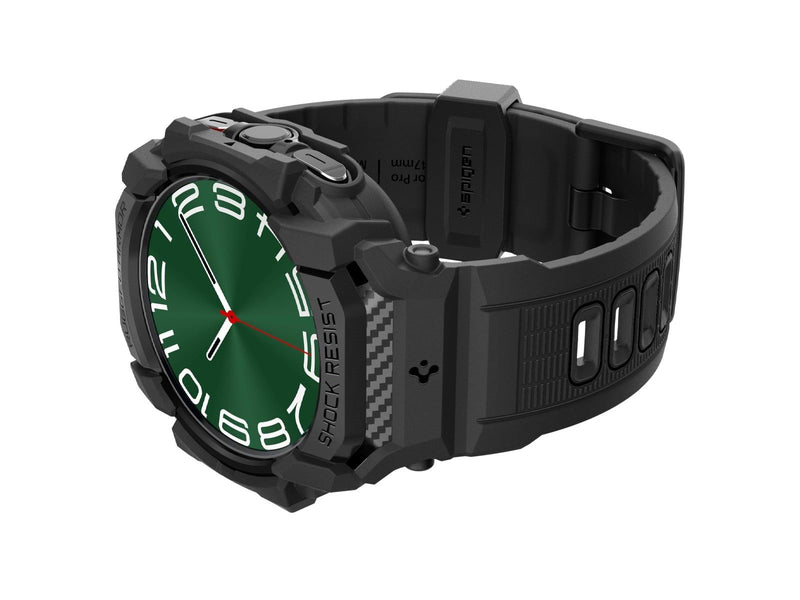 Spigen Rugged Armor Pro - matte black - Samsung Galaxy Watch Ultra