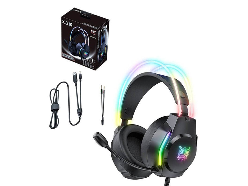 ONIKUMA Gaming headphones  X26 Black