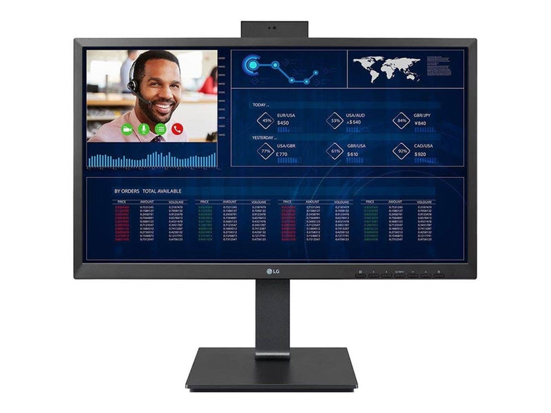 LG 24CQ651W-BP - all-in-one - Pentium Silver N6005 2 GHz - 8 GB - SSD 256 GB - LED 23.8"