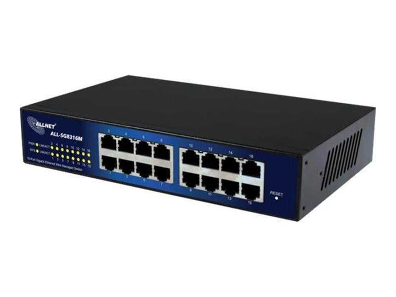 ALLNET ALL-SG8316M - switch - 16 ports - Managed - rack-mountable