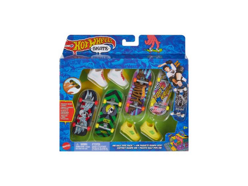 Hot Wheels Skate Tony Hawk Fingerboards & Skate Shoes Multipack