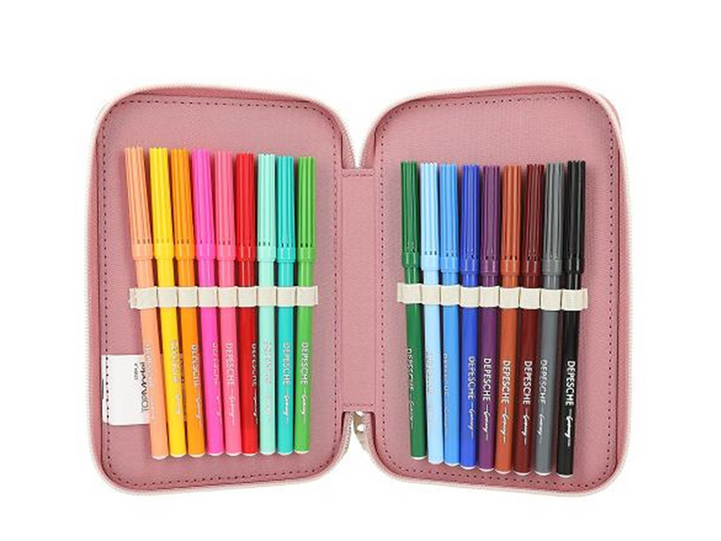Topmodel Triple Pencil Case COSY with Application ( 0412584 )
