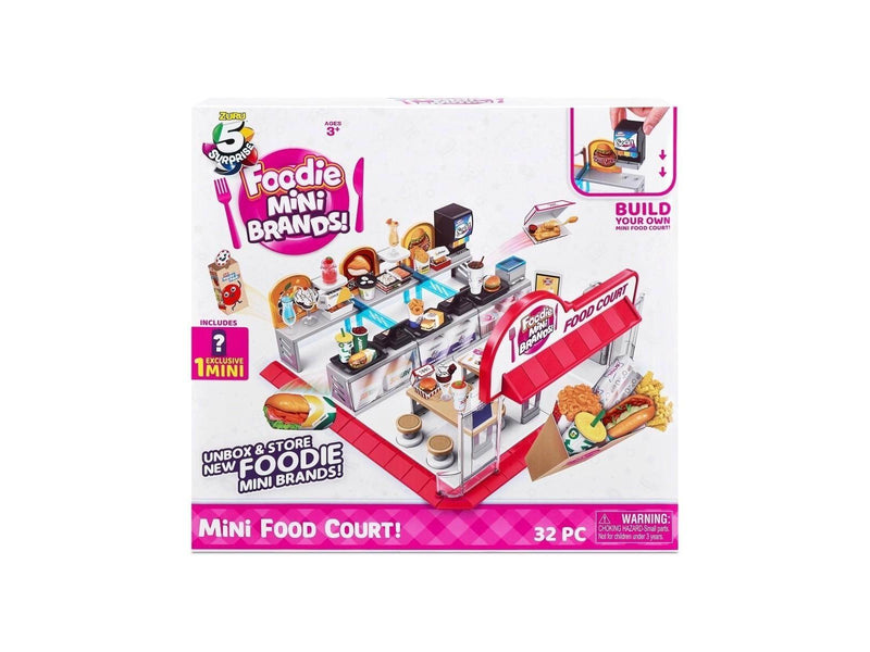 5 SURPRISE Mini Food Court Playset