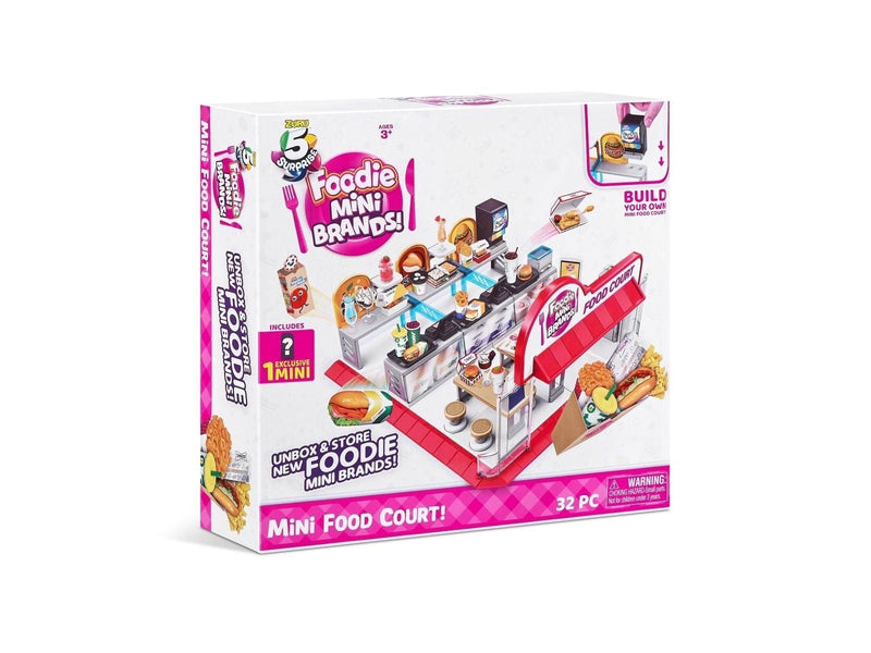 5 SURPRISE Mini Food Court Playset