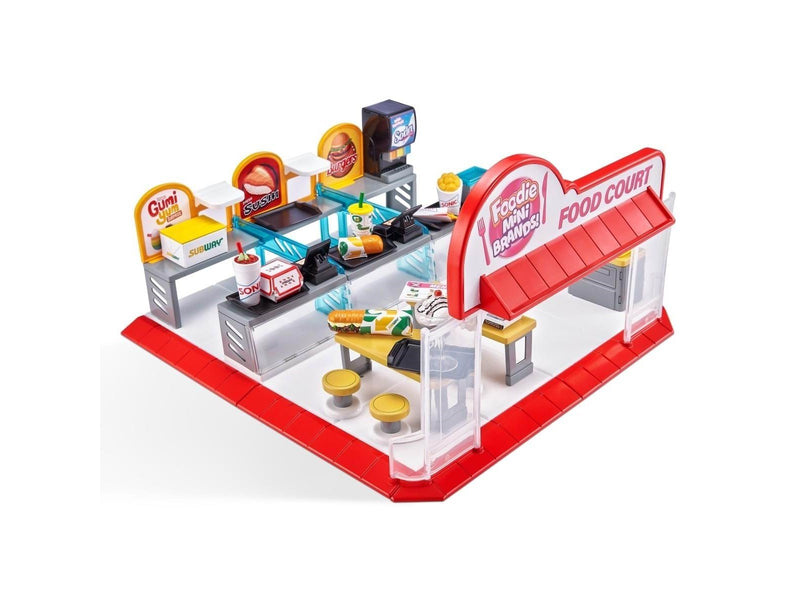 5 SURPRISE Mini Food Court Playset