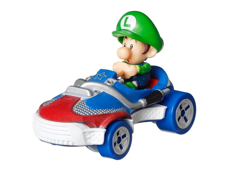 Hot Wheels - Mario Kart Baby Luigi Sneeker Vehicle