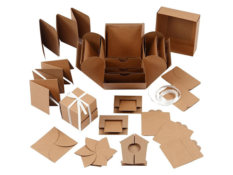Creativ Company Explosion box - Brown (25380)