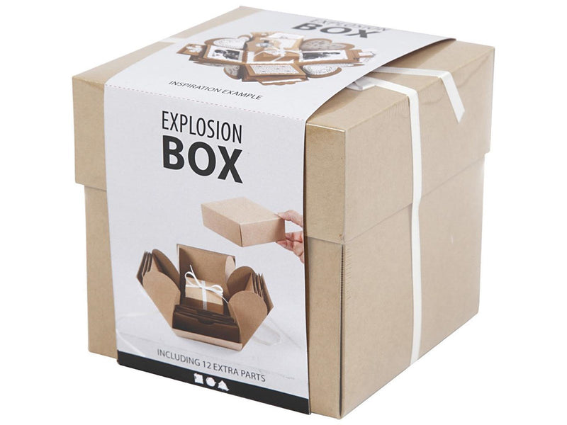 Creativ Company Explosion box - Brown (25380)