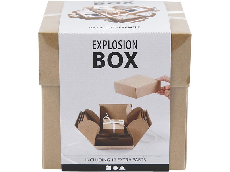 Creativ Company Explosion box - Brown (25380)